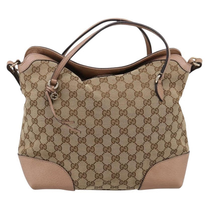 Gucci Bree Convertible Top Handle GG Canvas with Leather Medium