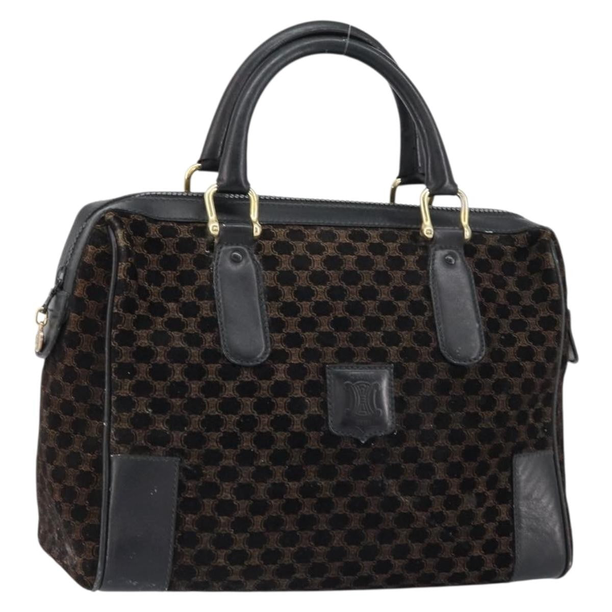 Celine Vintage Macadam Handbag C Macadam Suede Product Image