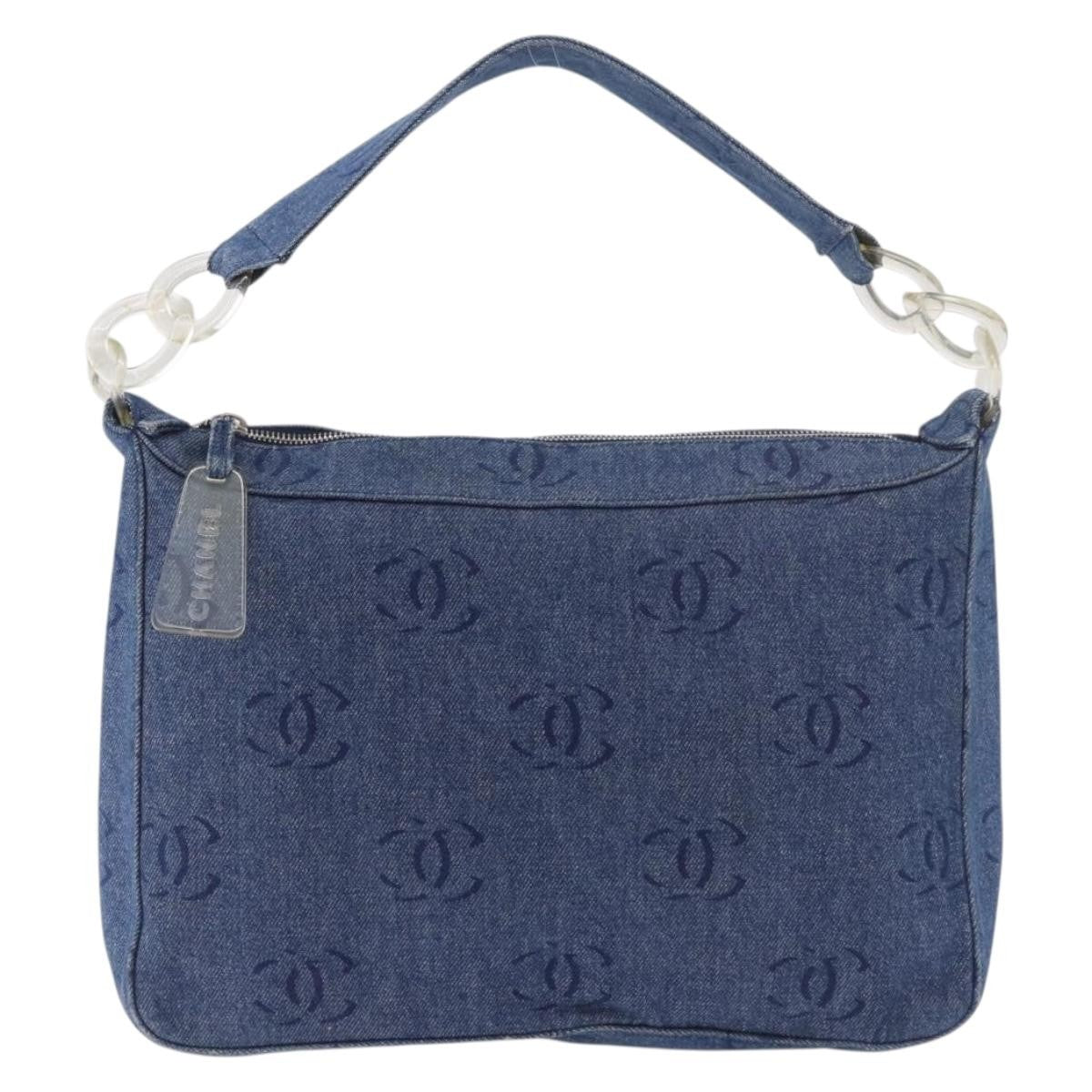 Chanel CC Shoulder Bag Denim Product Image