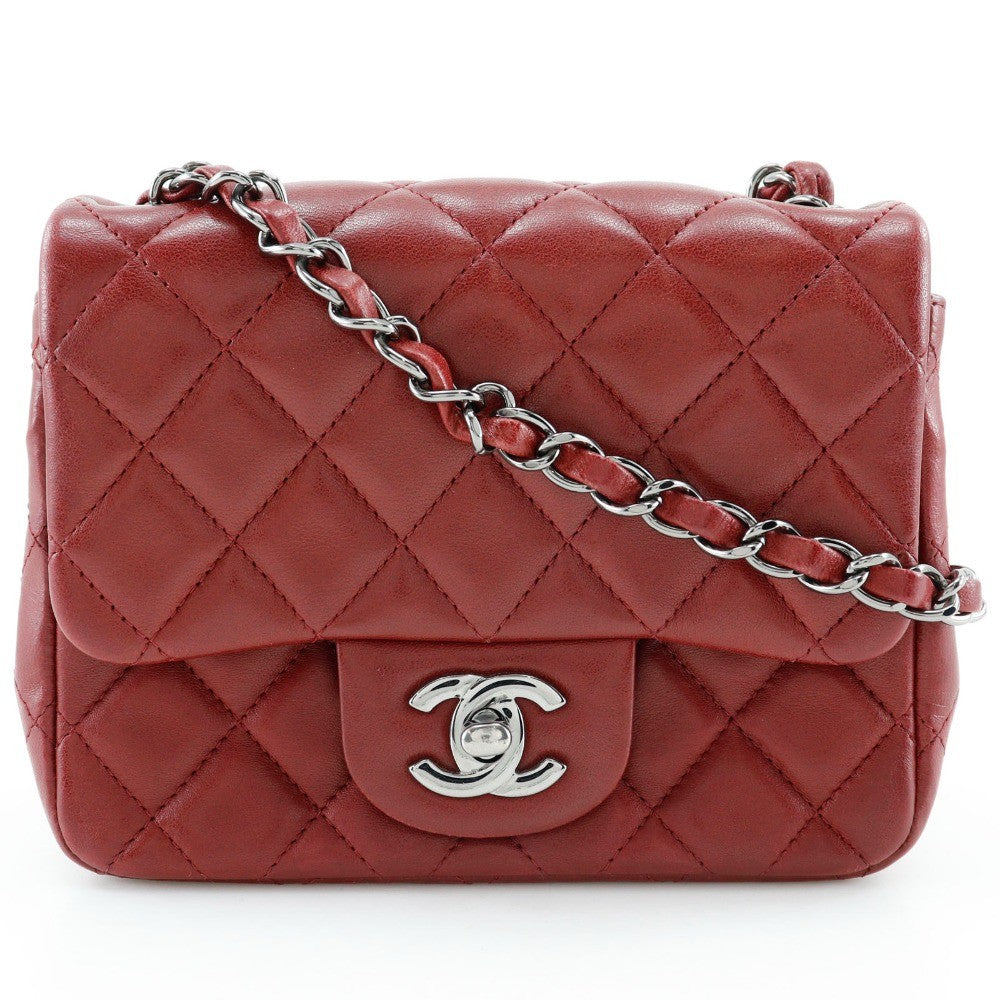 Chanel Square Classic Single Flap Quilted Calfskin Product Image