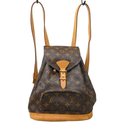 Louis Vuitton Vintage Montsouris Backpack Monogram Canvas MM