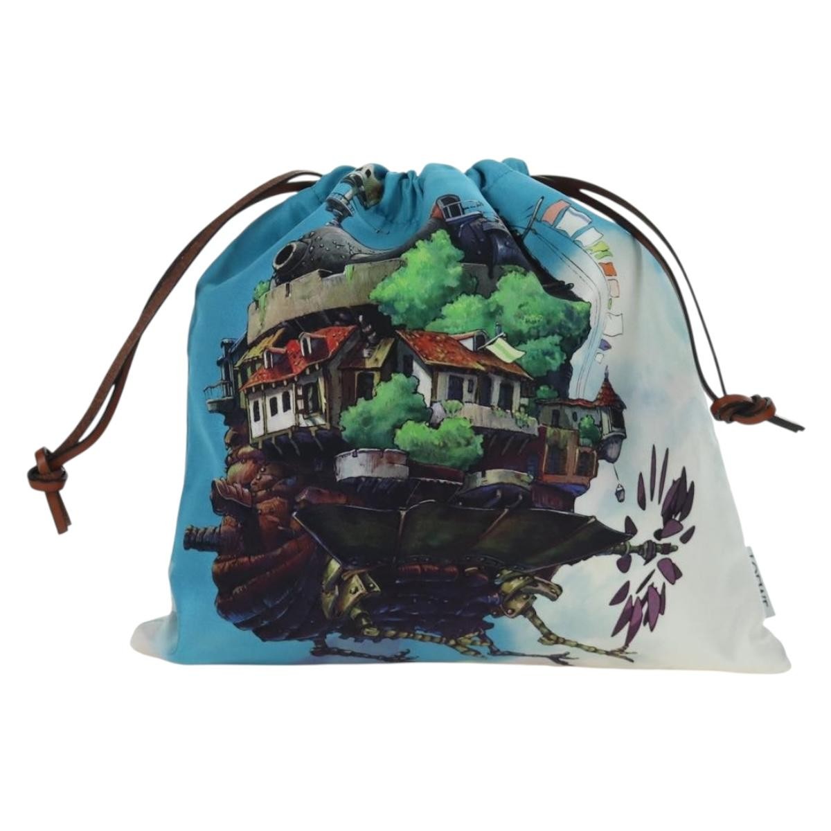 Loewe Paula Drawstring Printed Canvas Small