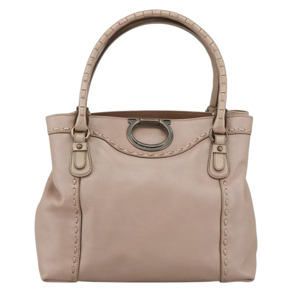 Salvatore Ferragamo Gancini handbag Leather Product Image