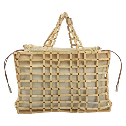 Salvatore Ferragamo Wood Mesh Drawstring canvas Product Image