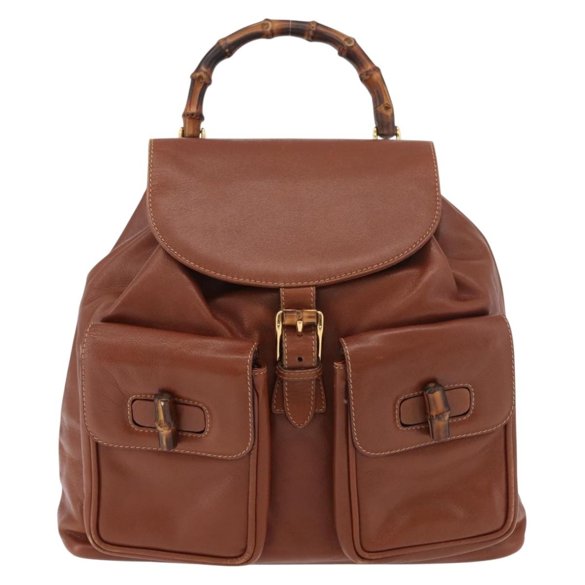 Gucci Vintage Bamboo Leather Product Image