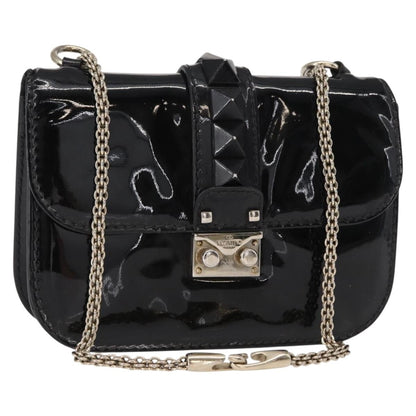 Valentino Garavani Glam Lock Shoulder Bag Patent Small