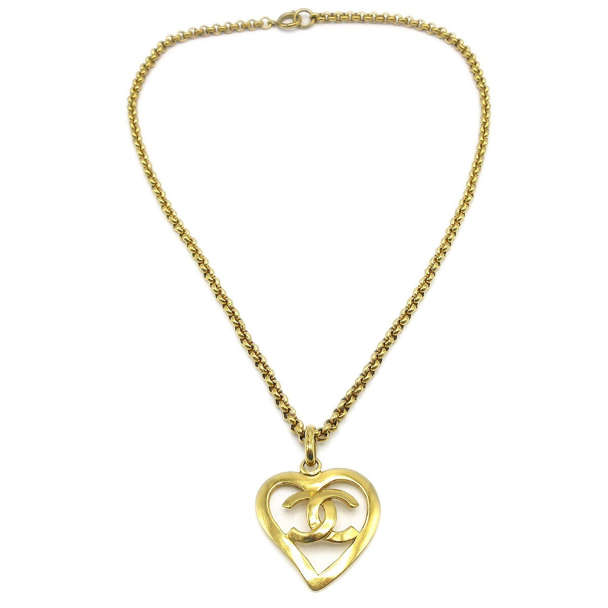 Chanel CC Heart Pendant Metal Product Image