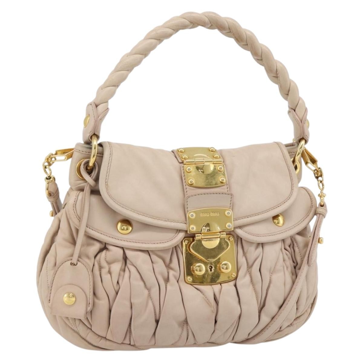 Miu Miu Vintage Handbag Leather Product Image