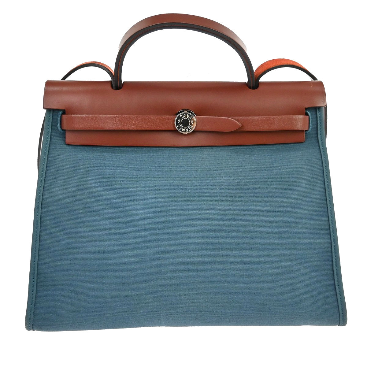 Hermes Herbag Zip Leather and Toile 31