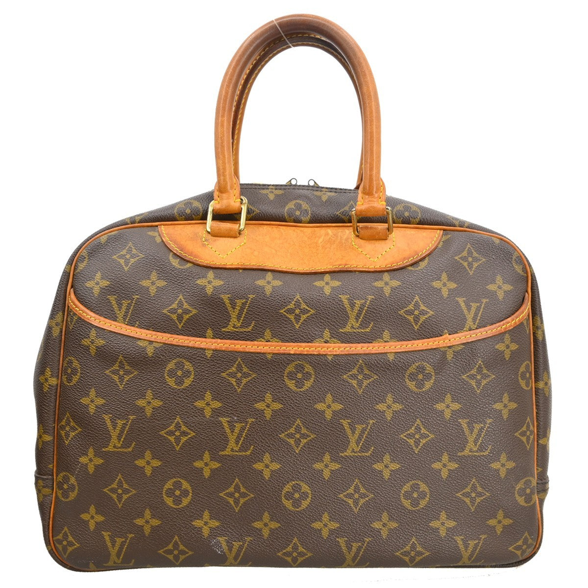 Louis Vuitton Deauville Handbag Monogram Canvas 34