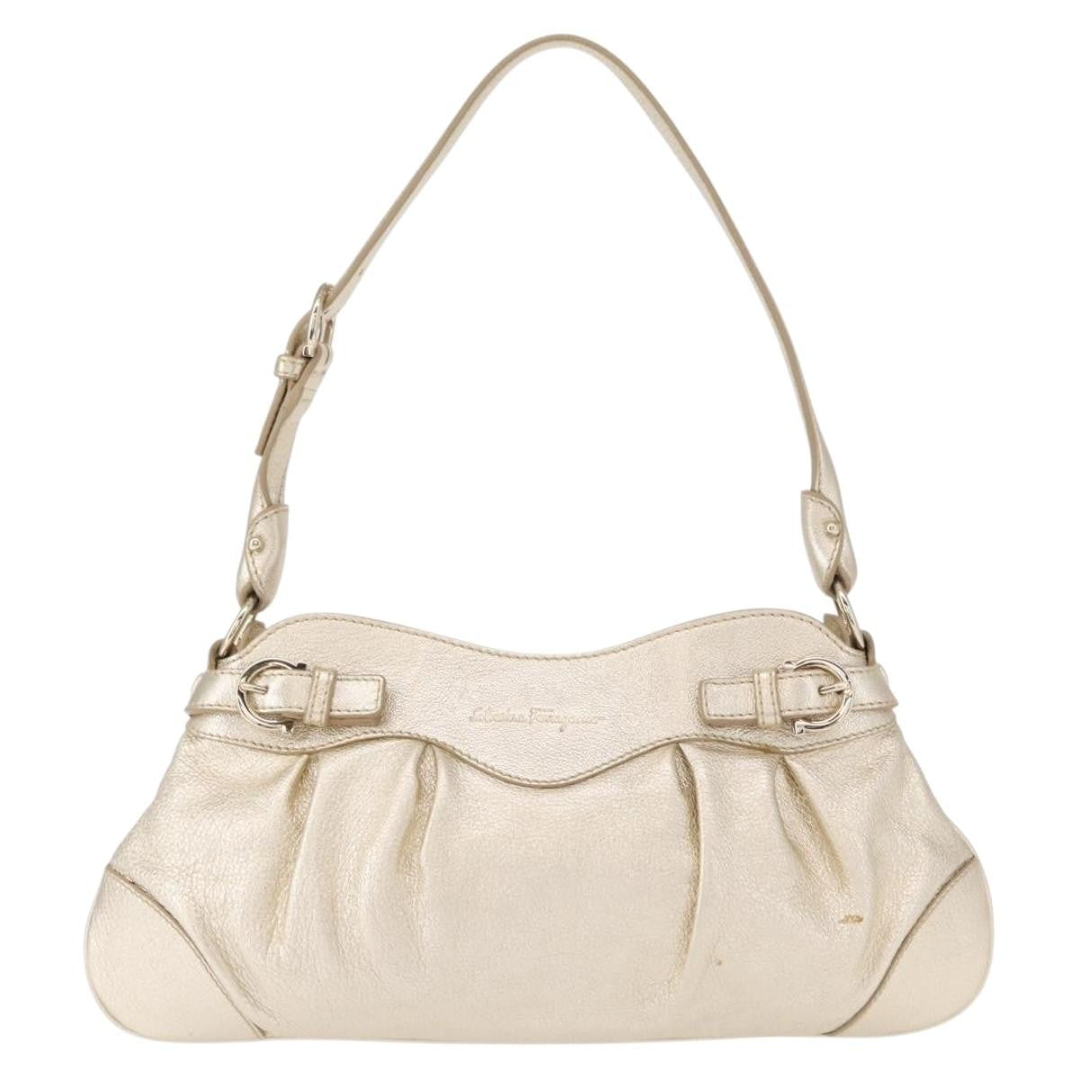 Salvatore Ferragamo Gancini Shoulder Bag Leather Product Image