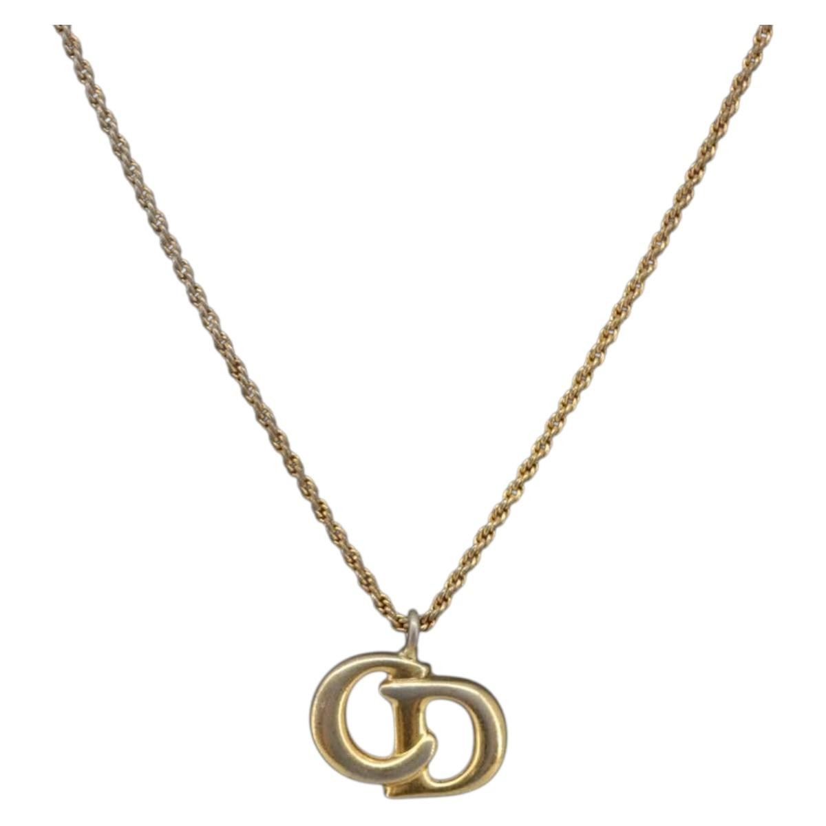 Christian Dior Vintage CD Pendant Metal Product Image