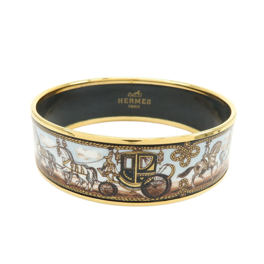 Hermes Caleche Bangle Enamel Wide