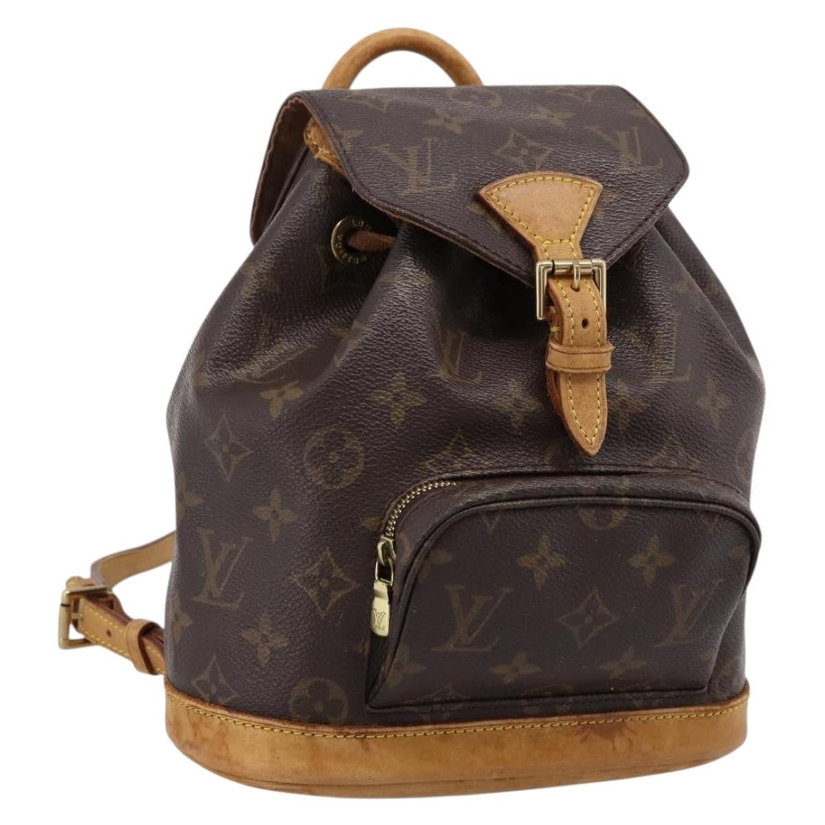 Louis Vuitton Vintage Montsouris Monogram Canvas PM