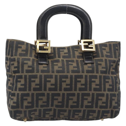 Fendi Vintage FF Handle Zucca Canvas Small