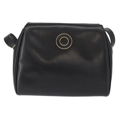 Celine Vintage Circle Logo Crossbody Bag Leather Small