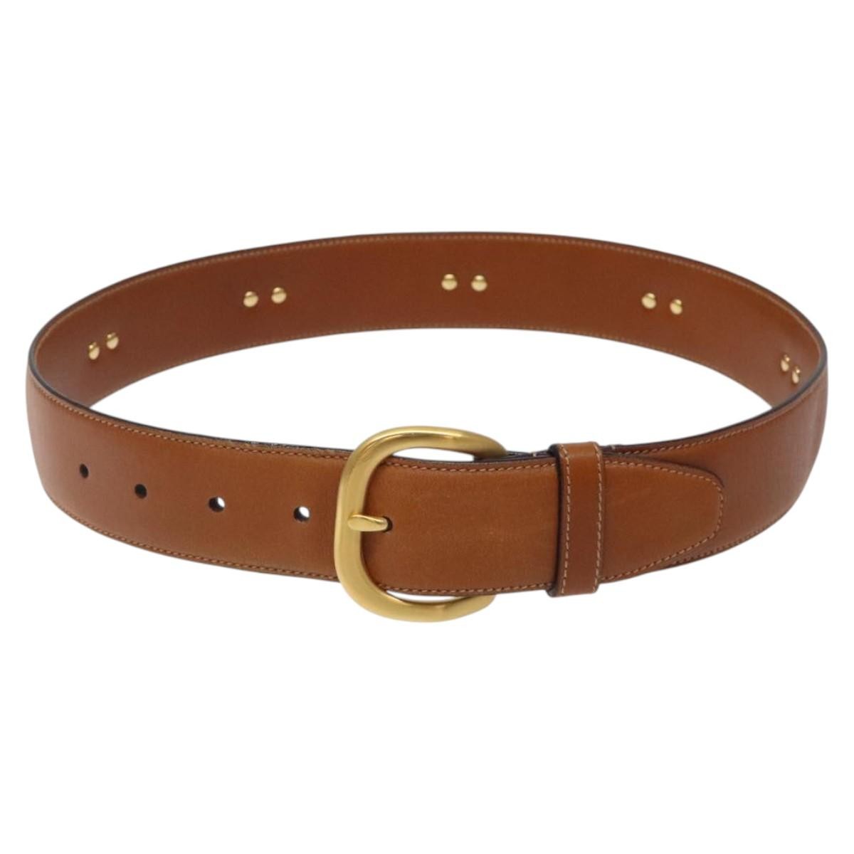 Gucci Round Buckle Belt Leather Medium
