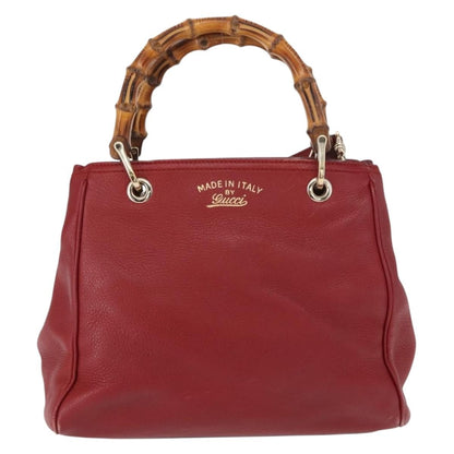 Gucci Bamboo Shopper Tote Leather Small