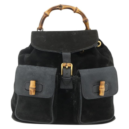 Gucci Vintage Bamboo Suede Medium