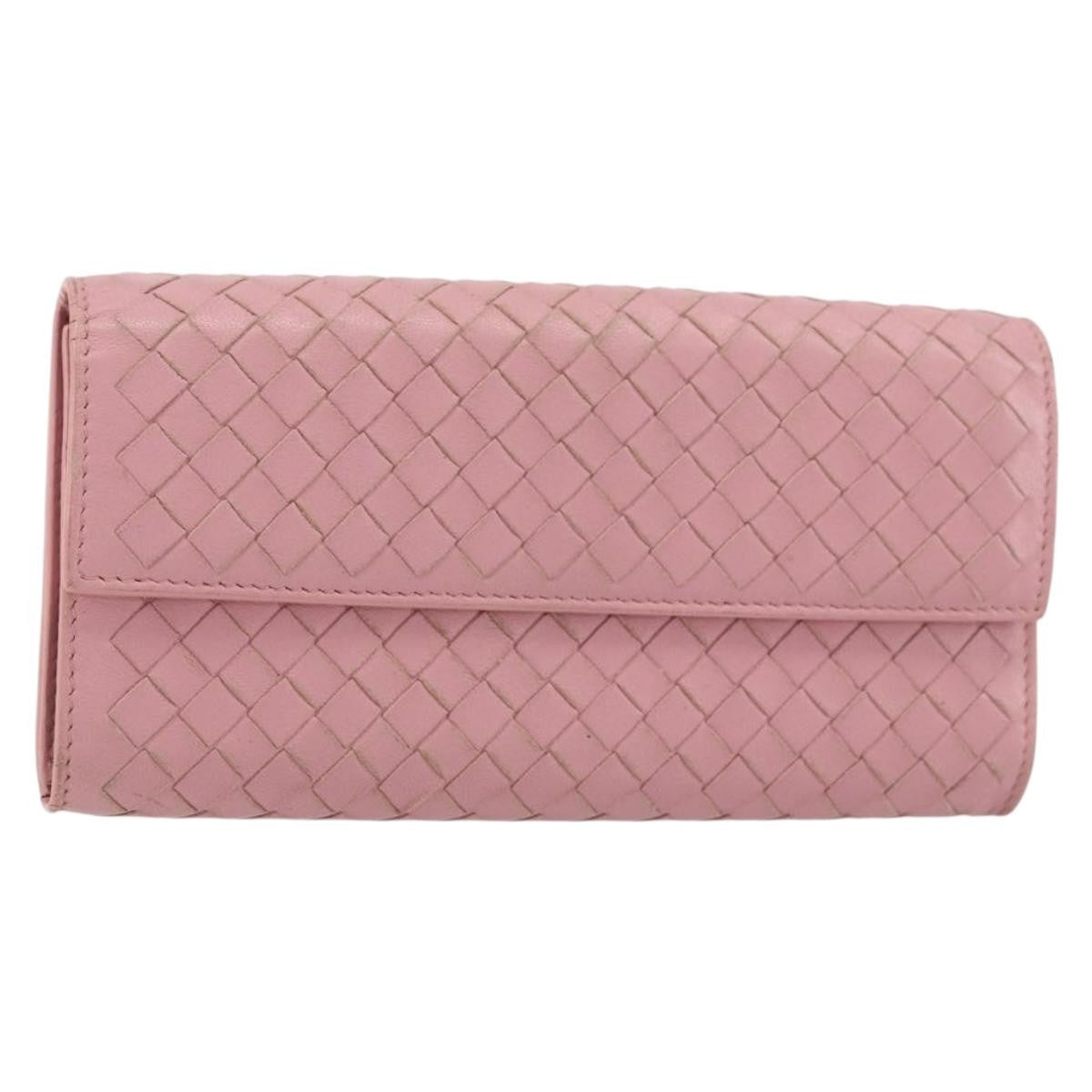 Bottega Veneta Intrecciato Long Zip  Wallet Leather Product Image
