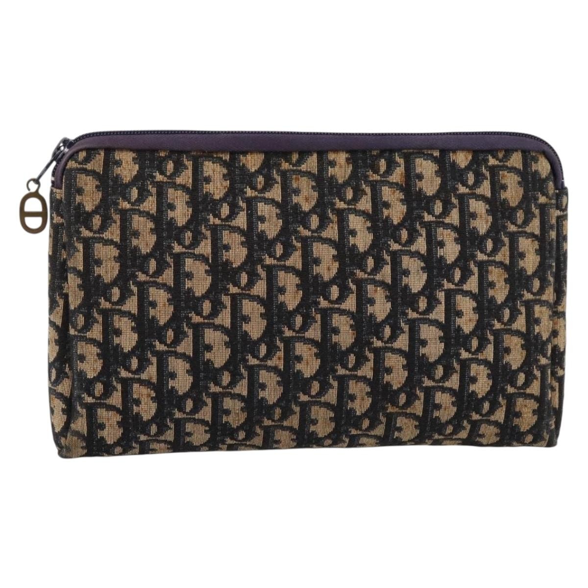 Christian Dior Wristlet Clutch Oblique Canvas Product Image