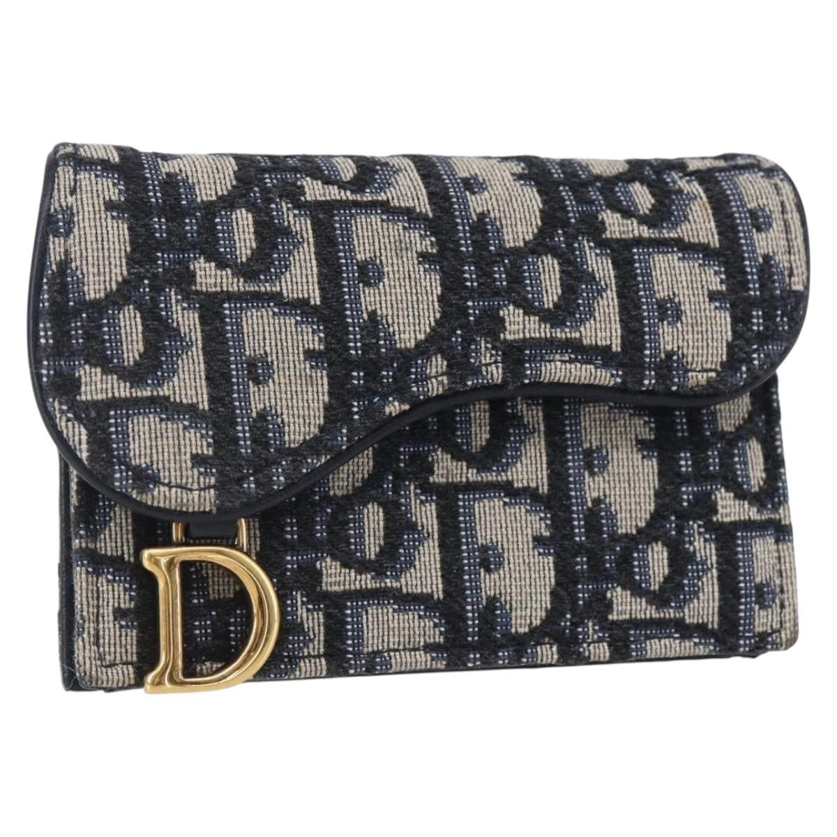 Christian Dior Saddle Card Case Oblique Canvas Product Image