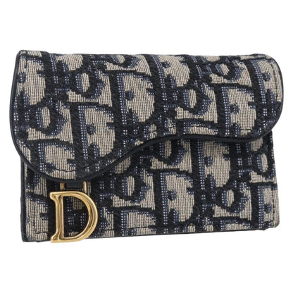 Christian Dior Saddle Card Case Oblique Canvas Product Image