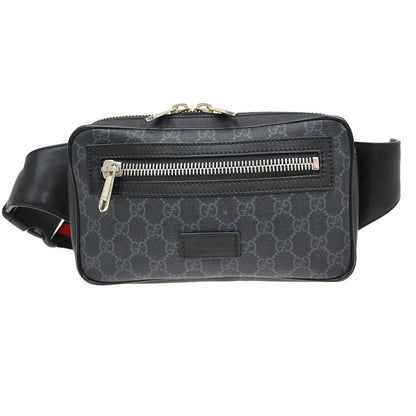 Gucci Zip Top Messenger Bag GG Coated Canvas Medium