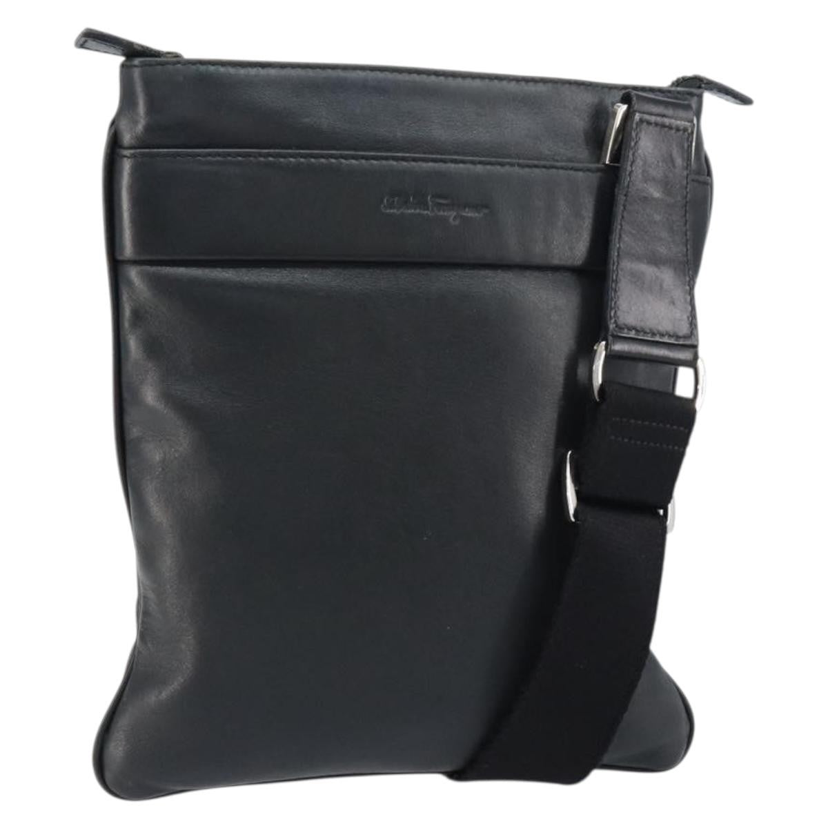 Salvatore Ferragamo Vintage Shoulder Bag Leather Product Image