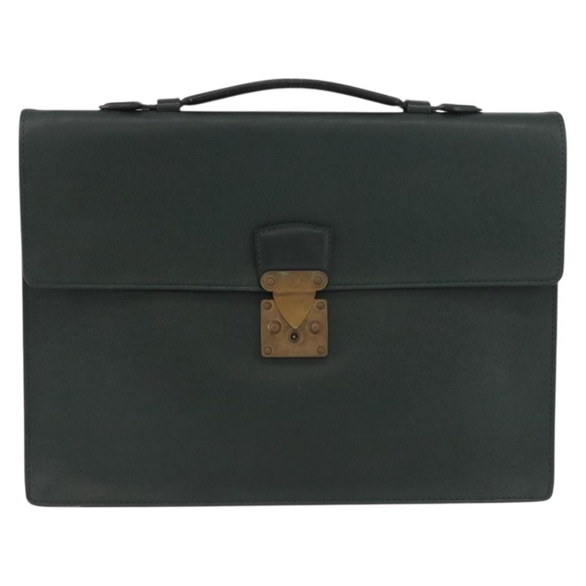 Louis Vuitton Serviette Kourad Briefcase Taiga Leather Product Image