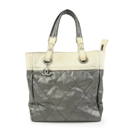 Chanel Biarritz Quilted Coated Canvas Small