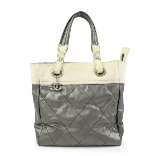 Chanel Biarritz Quilted Coated Canvas Small