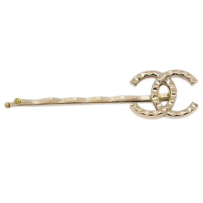 Chanel CC Hair Pin Set Metal with Faux Pearl Product Image
