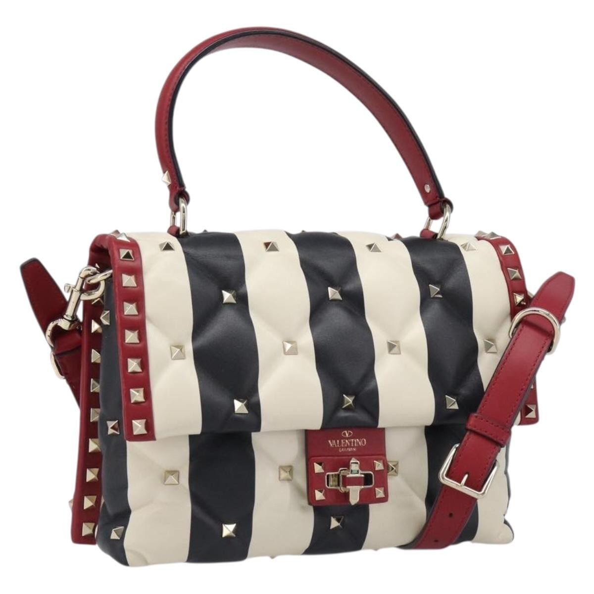 Valentino Garavani Candystud Top Handle Leather Mini