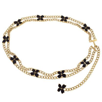 Chanel Necklace Flower Metal Product Image