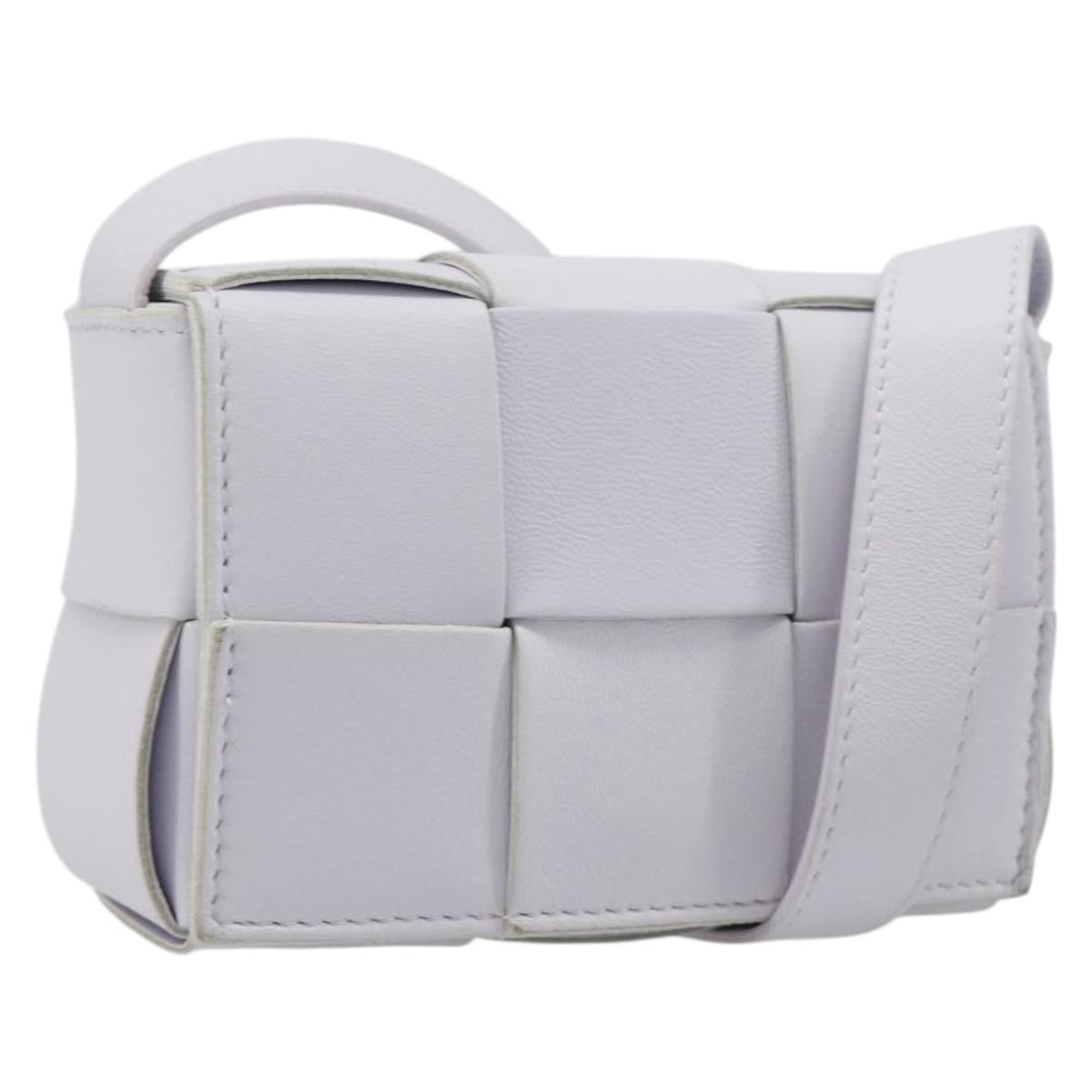 Bottega Veneta Cassette Maxi Intrecciato Leather Mini