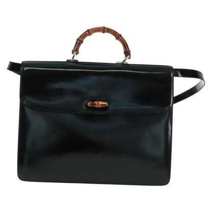 Gucci Vintage Bamboo Handle Bag Patent leather Product Image