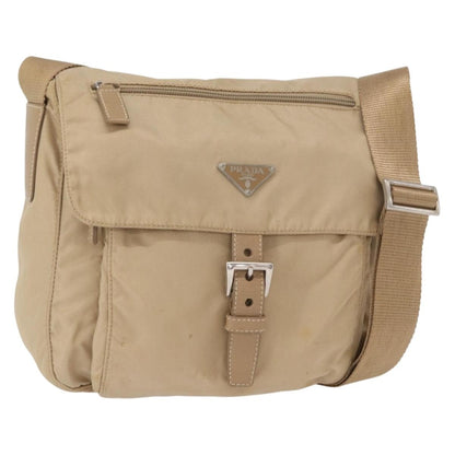 Prada Buckle Messenger Bag Tessuto Small