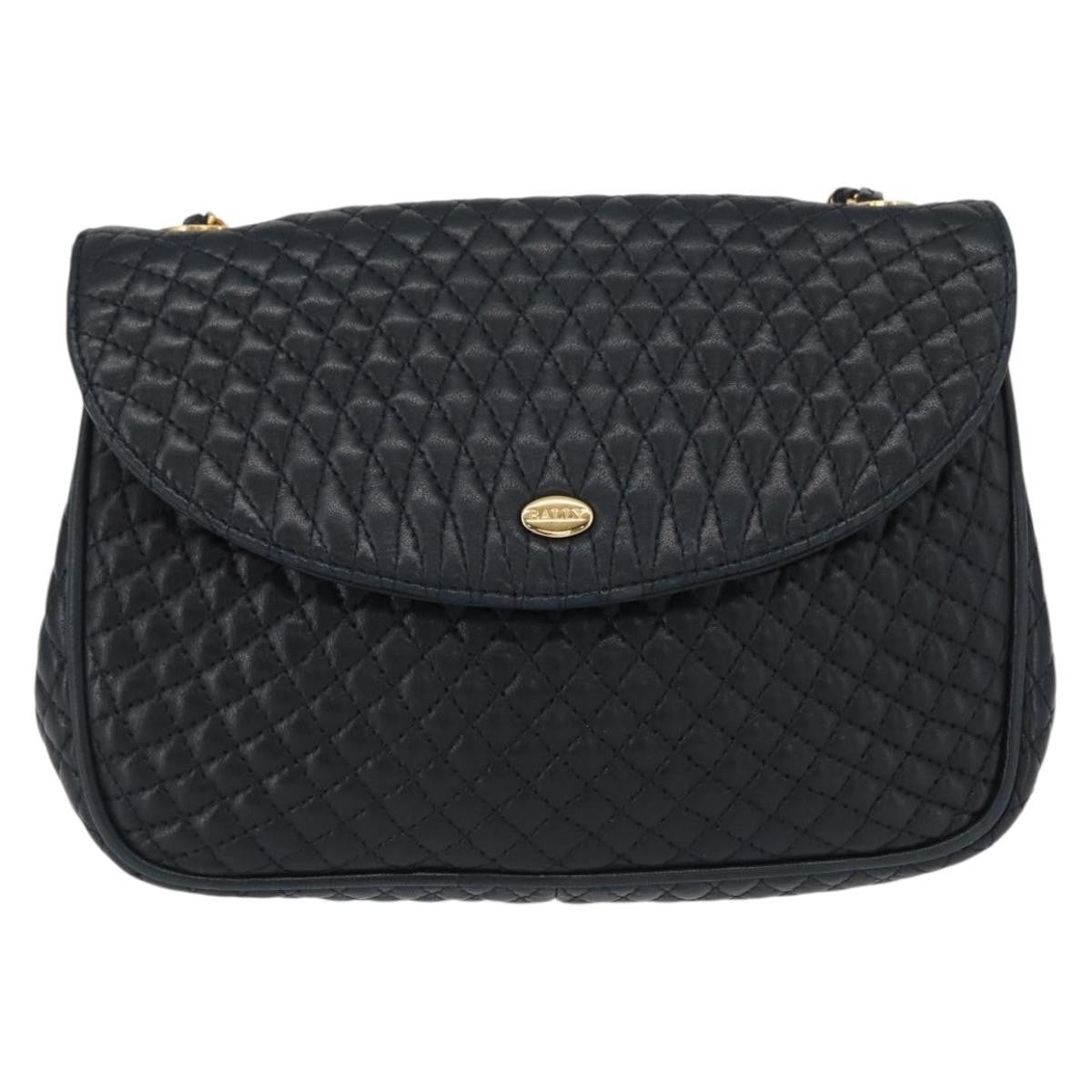 Bally Vintage Chain Quilted Leather Product Image