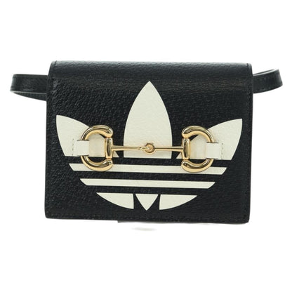 Gucci x adidas Horsebit Flap Card Case on Strap Leather Product Image