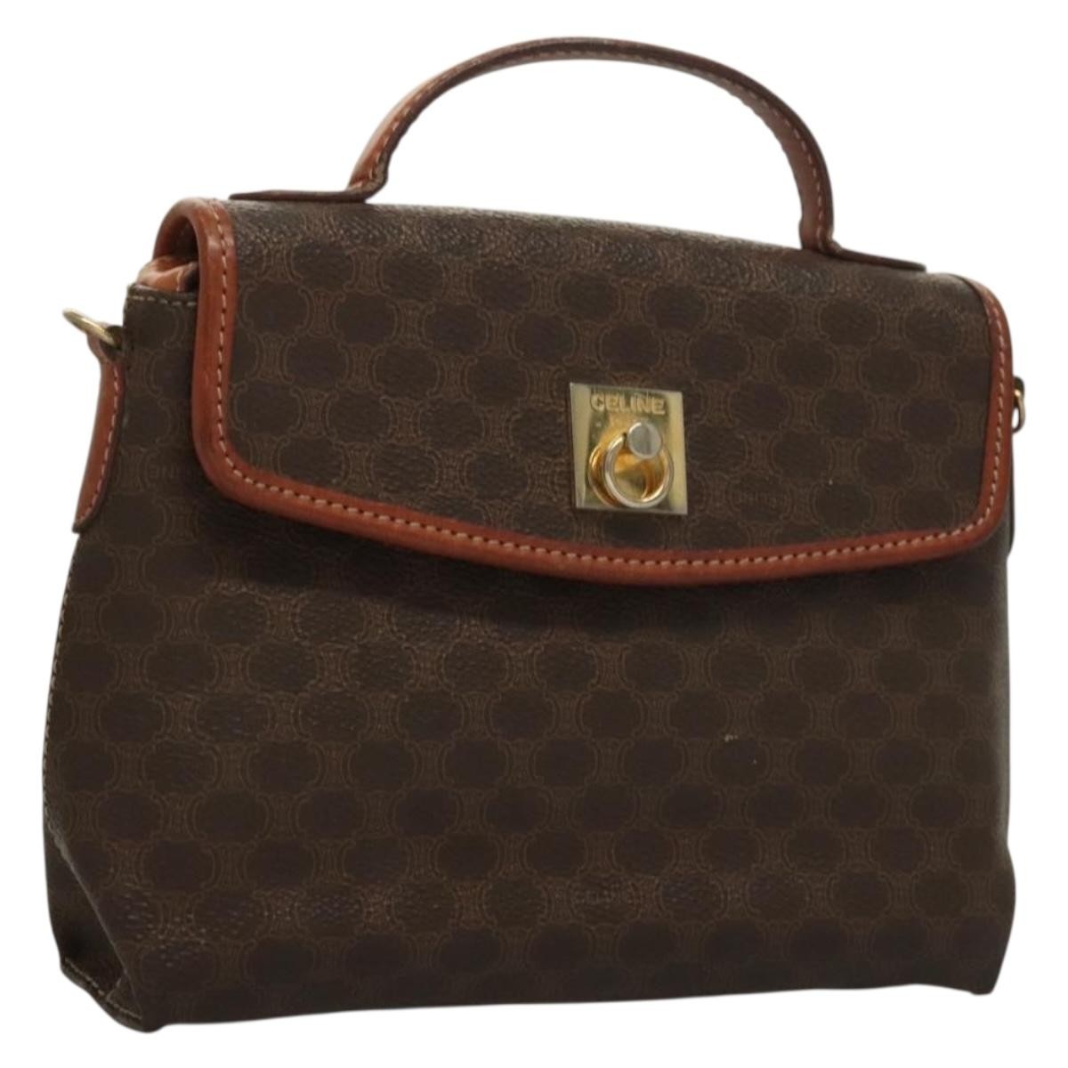 Celine Triomphe vintage handbag Macadam canvas Product Image