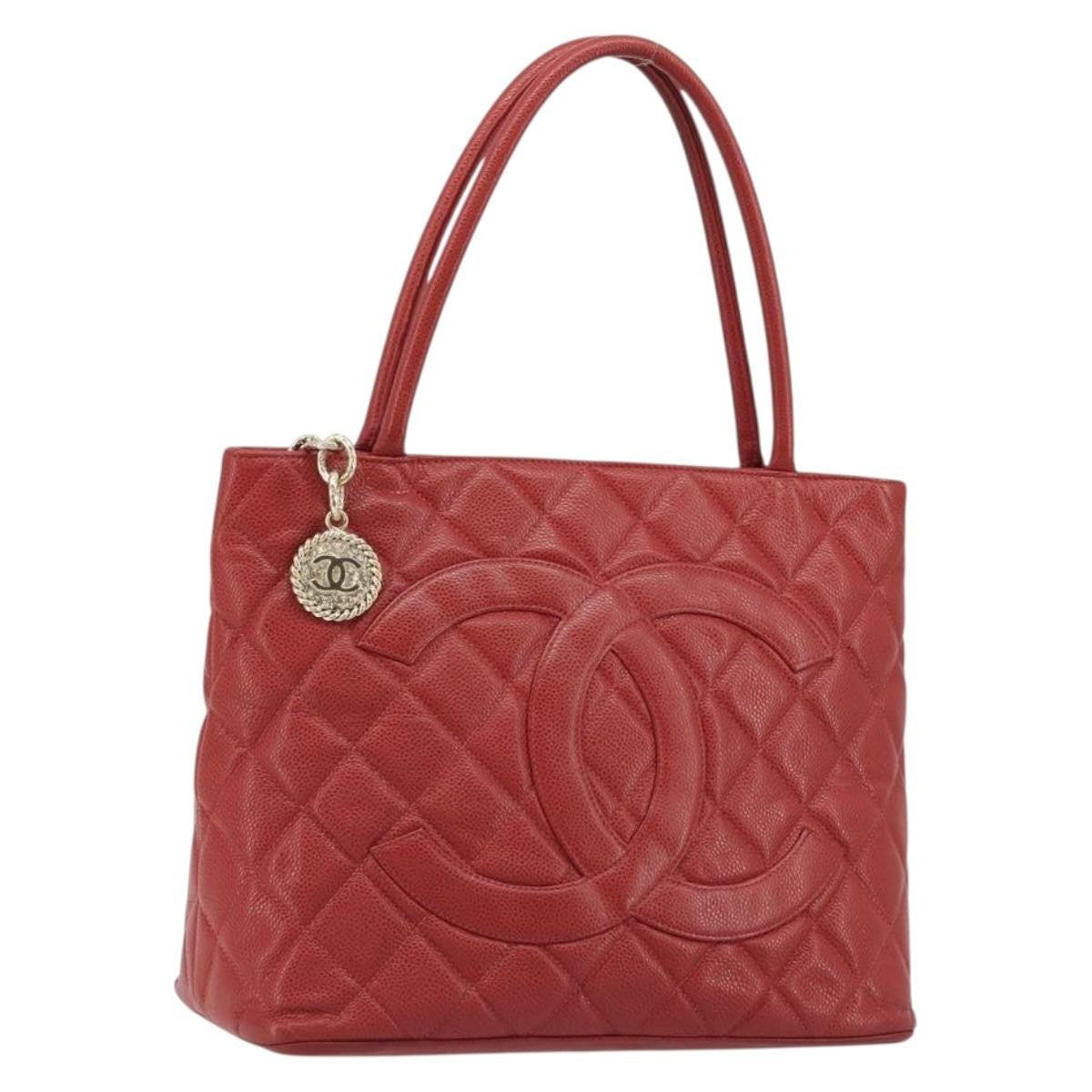 Chanel Medallion Tote Quilted Caviar Product Image
