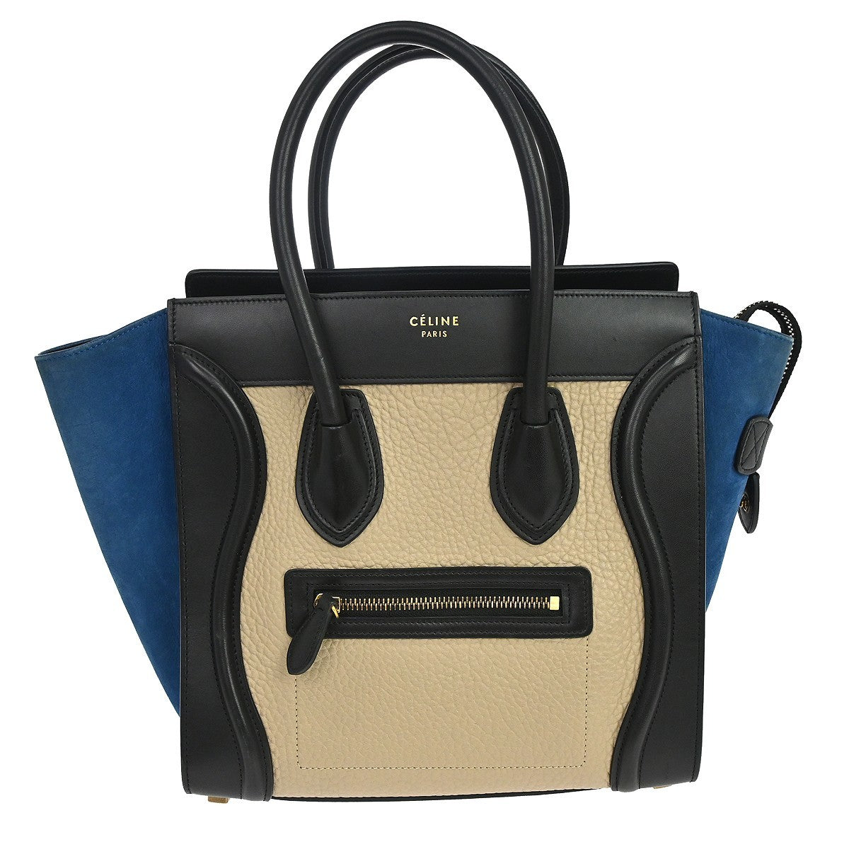 Celine Tricolor Luggage Leather Medium