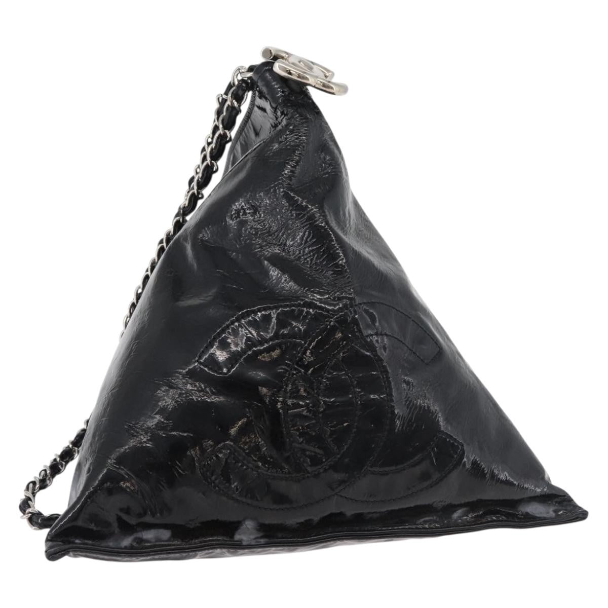 Chanel Bon Bon Pyramid Wristlet Patent Small