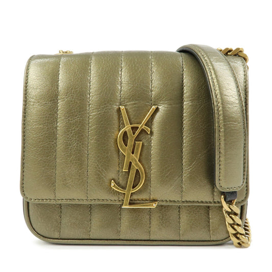 Saint Laurent Vicky Vertical Quilted Leather Medium