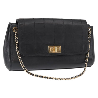 Chanel Chocolate Bar Accordion Reissue Flap Bag Quilted Lambskin East West