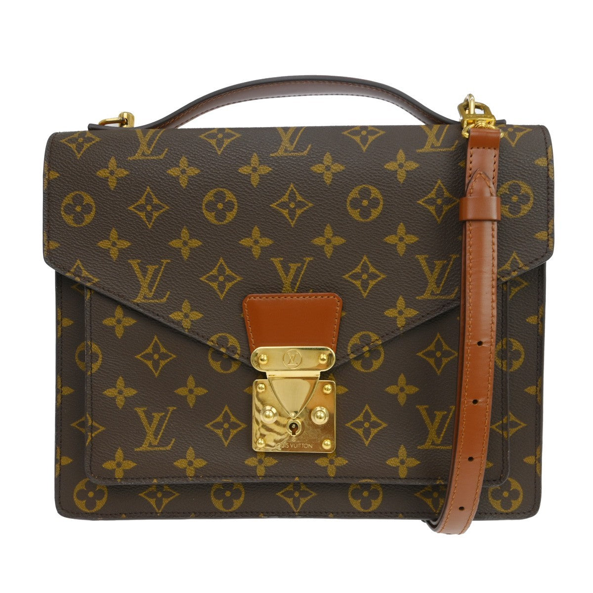 Louis Vuitton Monceau Handbag Monogram Canvas Product Image
