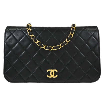 Chanel Vintage Full Flap Quilted Lambskin Small