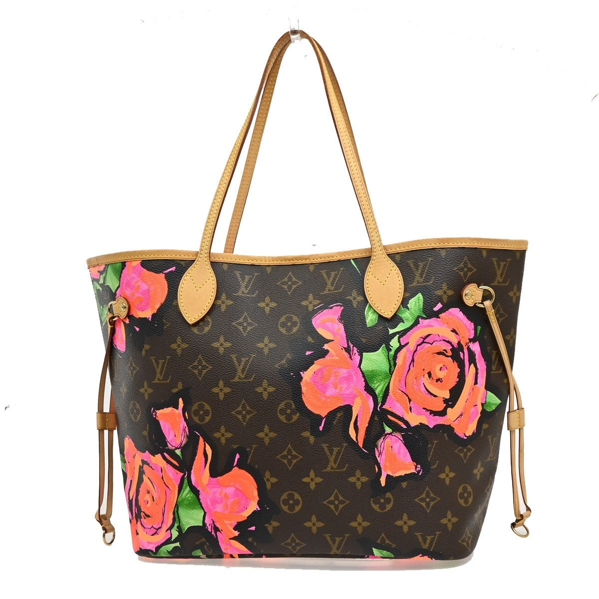 Louis Vuitton Neverfull Limited Edition Monogram Roses MM