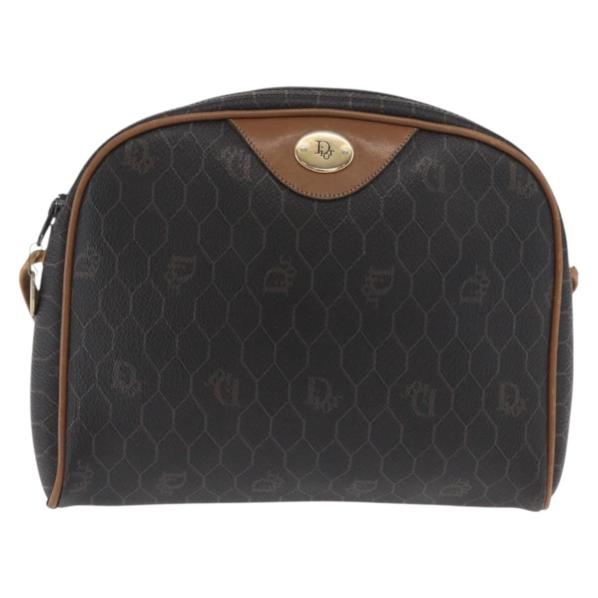 Christian Dior Vintage Honeycomb Canvas and Leather Product Image
